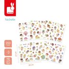 Janod, Wróżki, naklejki na arkuszach, 200 szt.