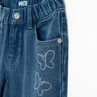 Jeansowe spodnie wide z motylkami Cool Club