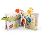 JollyBaby, Dzień Żyrafy, miękka książeczka sensoryczna