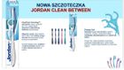 Jordan, Clean Between, szczoteczka do zębów z flosserem, średnia