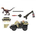 Jurassic World, Łapacz dinozaurów, pojazd z akcesoriami i figurką