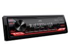 JVC, KDX-282BT, radioodtwarzacz samochodowy, czerwony