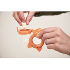 Kaloo, Grignoti, Wiewiórka, zestaw prezentowy 2w1, gryzak, smoczek do owoców + śliniak