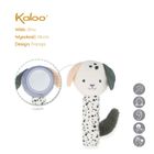 Kaloo, Stimuli, Piesek, miękka grzechotka z lusterkiem, 14 cm