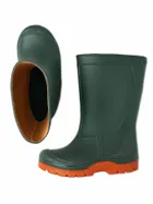 Kalosze dziecięce, zielono-pomarańczowe, Realpaks