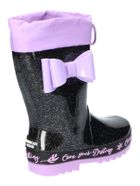 Kalosze dziewczęce, czarne, American Club