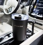 Kamille, stalowy kubek termiczny, termos, 1200 ml, z rączką i słomką