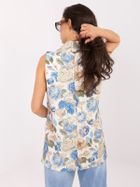 Kamizelka damska, beżowa, Italy Moda