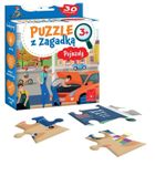 Kangur, Pojazdy, puzzle z zagadką, 30 elementów