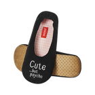 Kapcie damskie, baleriny, czarne, Cute, 39-40, Soxo
