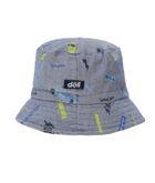 Kapelusz chłopięcy, niebieski, napisy, Döll