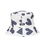 Kapelusz dziewczęcy, biały, serca, Döll