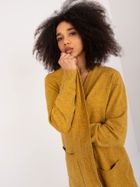 Kardigan damski, żółty, Factory Price