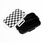 Kayokki, lunchbox dzielony, Szachownica, czarno-biała