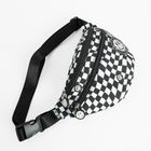 Kayokki, saszetka na biodra, Szachownica, czarno-biała