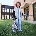 Kayokki, worek sportowy, Szachownica, czarno-biała