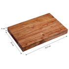 Kesper, gruba deska do krojenia z drewna akacji, 40-25 cm