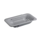Kesper, sitko kuchenne do zlewu, plastikowe, szare, 36,2-20,2-6,5 cm
