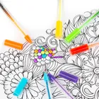 Kidea, długopisy żelowe, fluo, 6 kolorów