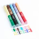 Kidea, dwustronne flamastry ze stempelkami, 10 kolorów