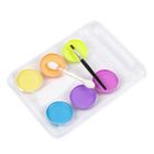 Kidea, farbki do twarzy pastelowe, 6 kolorów