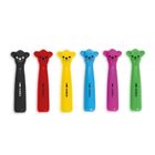 Kidea, flamastry jumbo, zestaw z figurką, misie, 6 kolorów