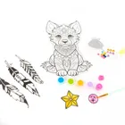 Kidea, Mistyczny łapacz marzeń, świecący w ciemności, zestaw kreatywny