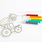 Kidea, Pojazdy, Magiczne karty aktywowane wodą, zestaw kreatywny