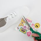 Kidea, tatuaże do obuwia, świecące w ciemności, good vibes