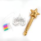 Kidea, Wróżka, maska i różdżka 3D, zestaw kreatywny