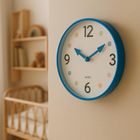 Kids Collection, Safi, zegar do pokoju dziecka, niebieski, 25 cm