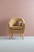 Kids Concept, fotel dziecięcy, yellow beige