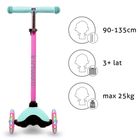 Kidwell, Uno, hulajnoga 3-kołowa LED, balansowa, mint