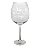 Kieliszek XXL do wina, Wino dobra propozycja, 750 ml