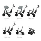 Kinderkraft, Aveo 2 Plus, rowerek trójkołowy 6w1, Grey