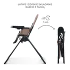 Kinderkraft, Binci, krzesełko do karmienia, beige