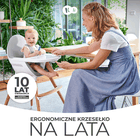 Kinderkraft, Fini, krzesełko do karmienia, 2w1, czarne