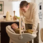 Kinderkraft, Fini Up, krzesełko do karmienia, 2w1, beż