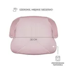 Kinderkraft, I-Boost 2, I-Size, podstawka samochodowa, pink, 125–150 cm