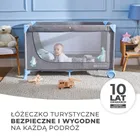 Kinderkraft, Joy, łóżeczko turystyczne, Blue
