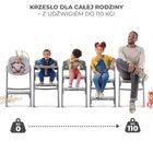 Kinderkraft, Livy, krzesełko do karmienia 3w1, olive green