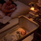 Kinderkraft, Nestee Grow 2, łóżeczko dostawne, beige wood