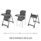 Kinderkraft, Tulo, krzesełko do karmienia, grey