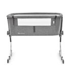 Kinderkraft, Uno, łóżeczko dostawne 2w1, szare