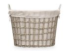 Kipit, pleciony kosz na pranie z uchwytami, 43-56-40 cm