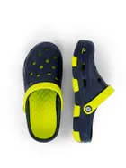 Klapki chłopięce, zielone, Realpaks Fogo