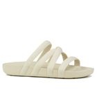 Klapki damskie, beżowe, Crocs Splash Strappy