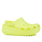 Klapki damskie na platformie, żółte, Crocs Classic