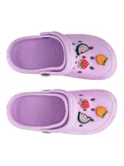 Klapki dziewczęce, fioletowe, BBS Shoes