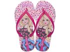 Klapki japonki dziewczęce, różowe, Barbie Kids, Ipanema
